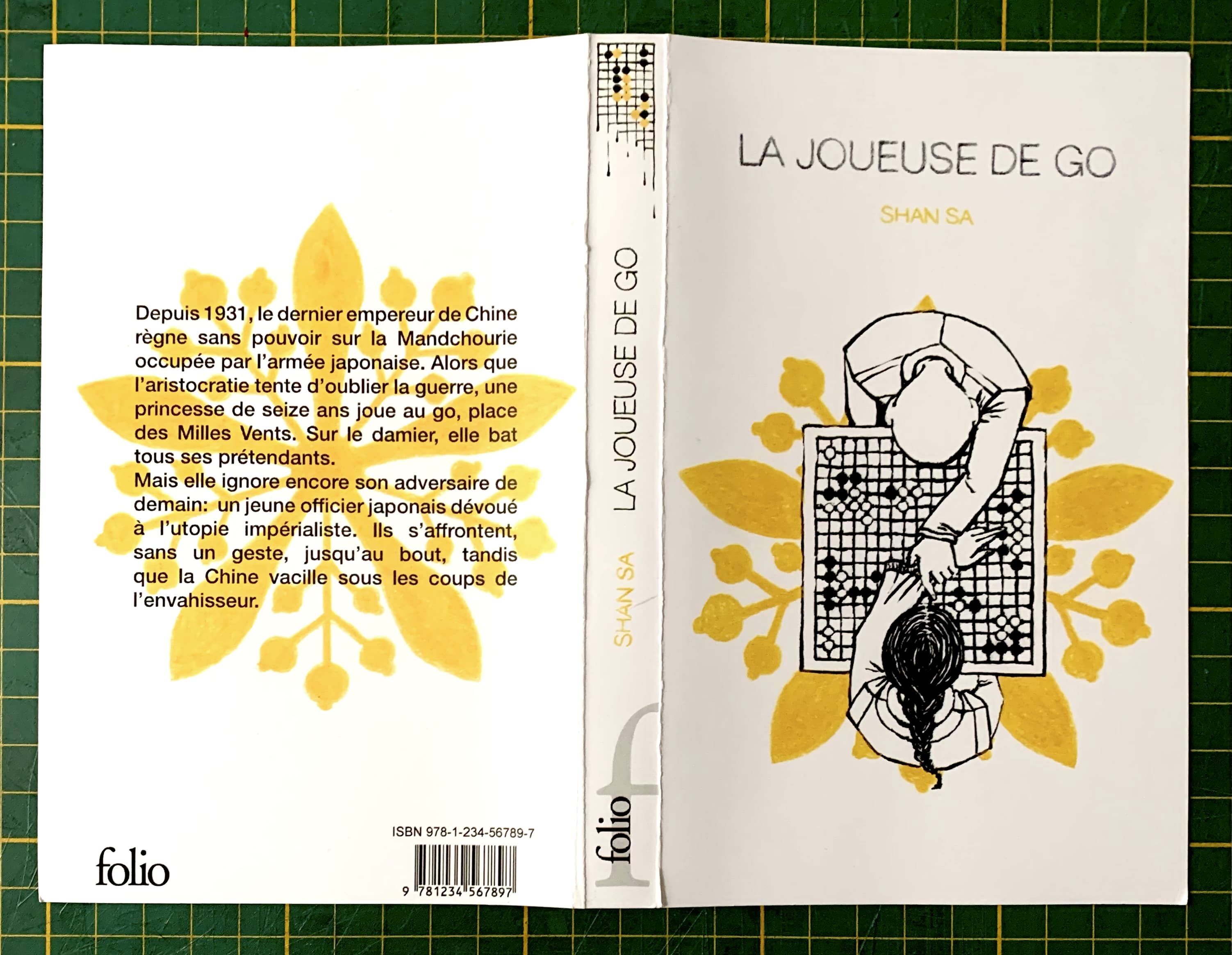 Illustration of Luna Olivier, from her project La Joueuse De Go. Cover
