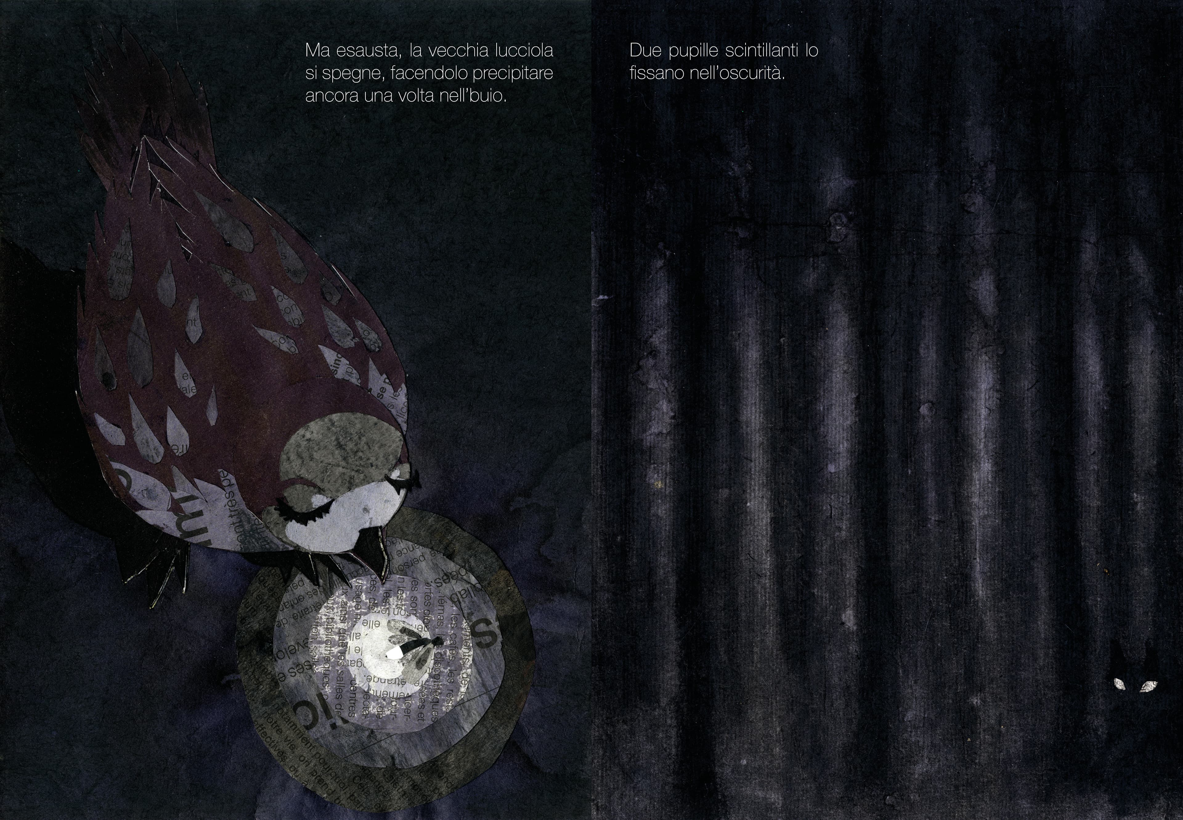 Illustration of Luna Olivier, from her project Luna Nera. Page 4